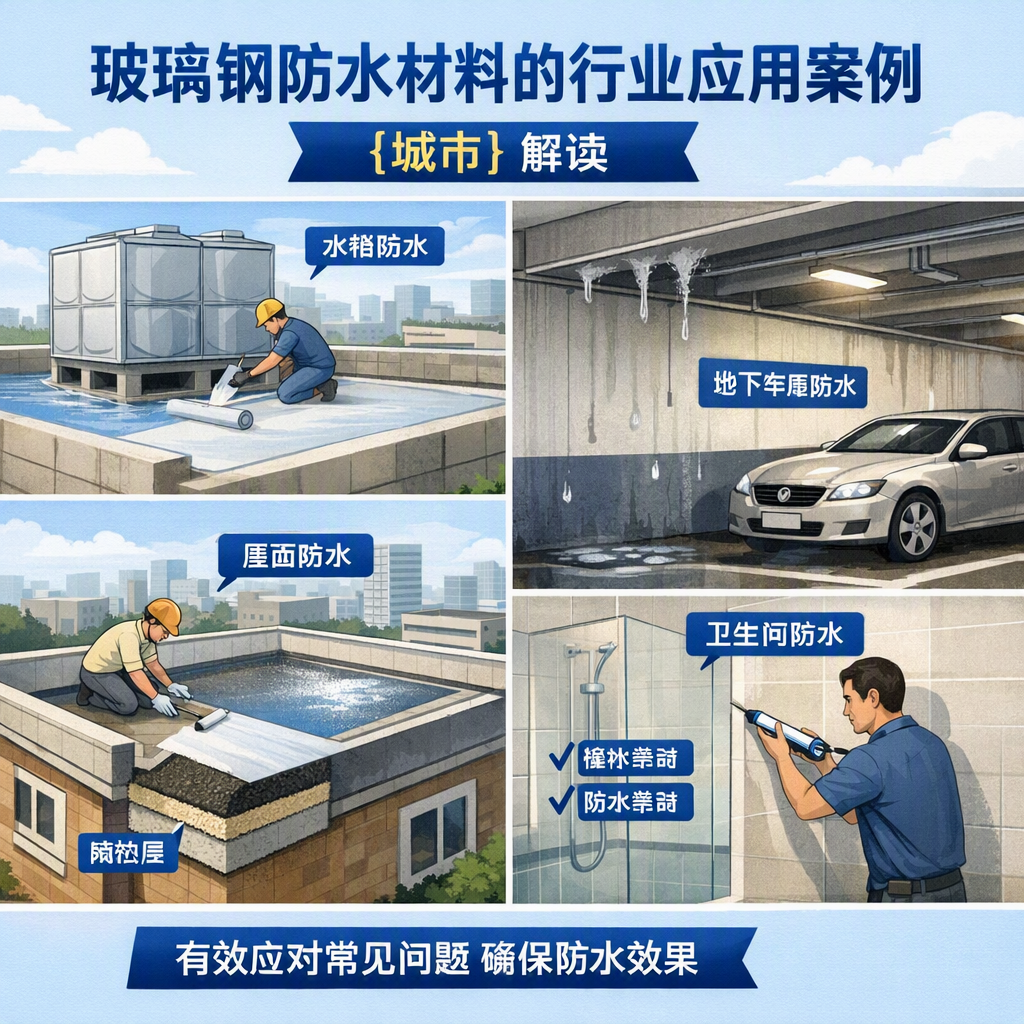 玻璃钢防水材料的行业应用案例，北京解读